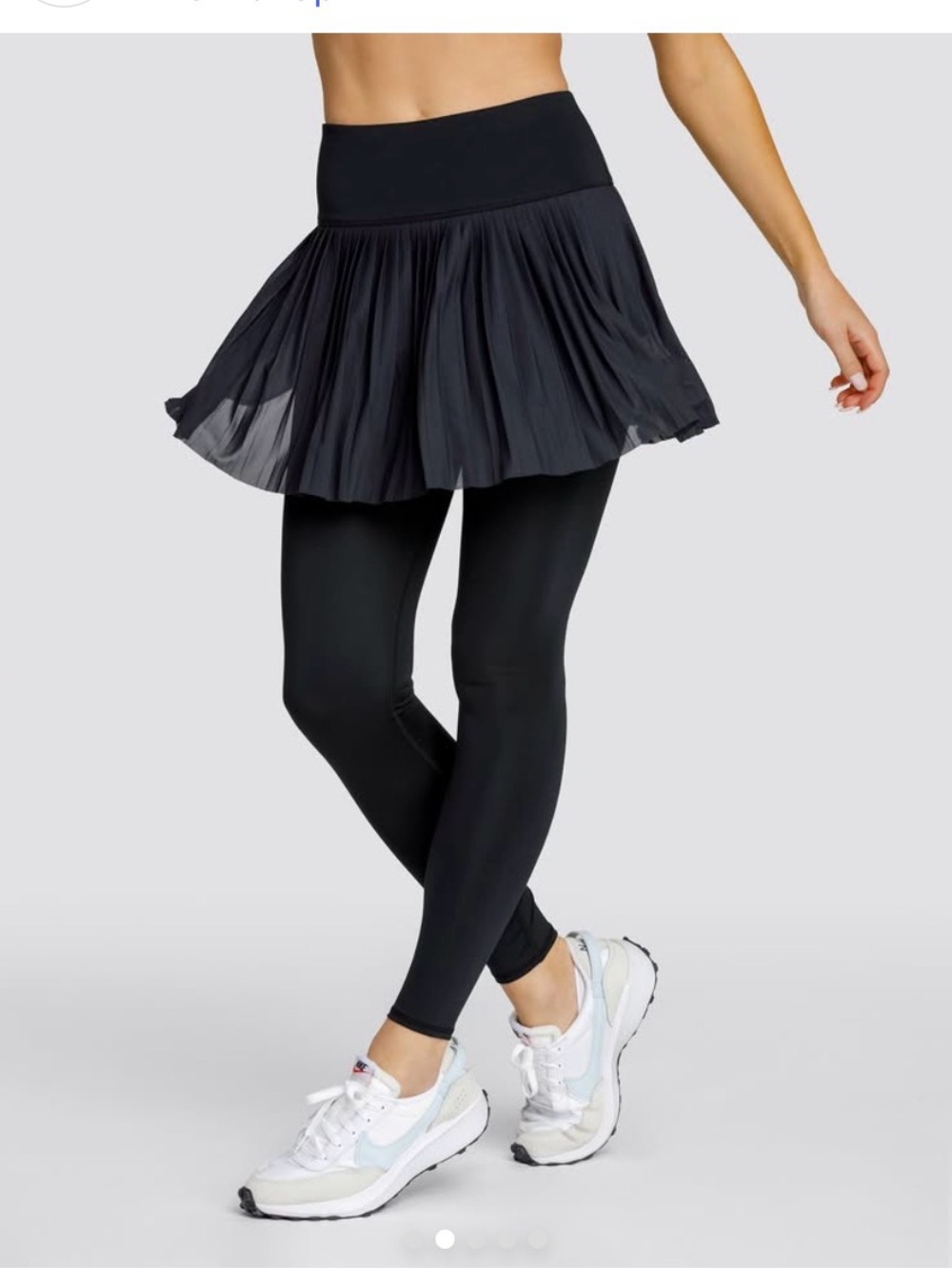 Allegro Hi-Tise Onyx - Athletic Skirted Tights size L NEW